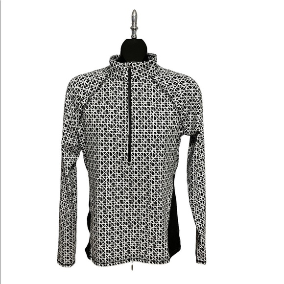 C9 by Champion Black & White 3/4 Zip Athletic Jacket - Picture 1 of 3